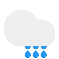 Fresco a cálido, cielo mayormente nublado, vientos del sur, lluvias dispersas.